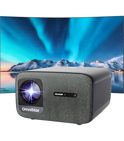 Amazon.com: OmniStar L80 4K Supported Projector, Native 1080P Mini